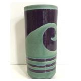 Signed art pottery vase