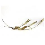Vintage metal wheat sculpture