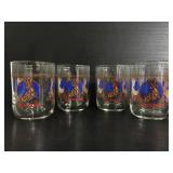 Set of 4 Rudolph glass cups