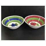 Bolero Ironstone fruit bowls