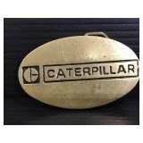 Solid brass Caterpillar belt buckle