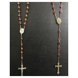 Two vintage rosary