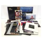Collection of vintage car brochures