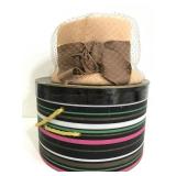 Vintage hat and hat box