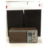 Vintage Sony Radio and Realistic speakers