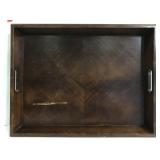Large wood tray