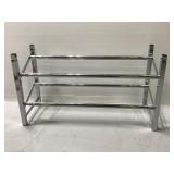 Metal extendable shelf