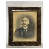 Antique framed original portrait drawing