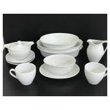 Lot of white German China pieces