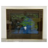 Dark Pond by Jean Lau original framed painting
