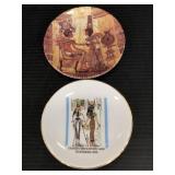 Two Fine Porclaine Sheeni Egyptian trinket dishes