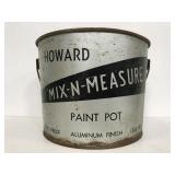 Vintage Howard mix-n-measure paint pot