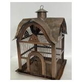 Decorative copper/metal bird cage