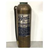Brass fire extinguisher repurposed umbrella stand