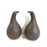 Pair of Glenhaven home & holiday ceramic decor