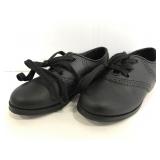 Smart fit youth size 12 black dress shoes