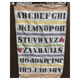 Alphabet rug