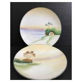 Brito china hand painted small plates