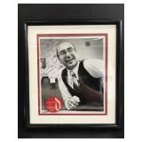 Autographed framed photo