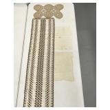 Embroidered, crocheted, and lace like linens