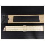 The Frederick Post Co. vintage slide rule w/ case