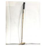 Bamboo outdoor sports stick with rubber grip