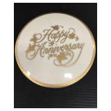 Mikasa Anniversary gold trinket/jewelry dish