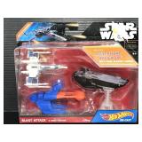 New Hot Wheels Star Wars die cast three piece set