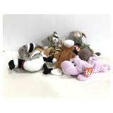 Ten Ty Beanie babies