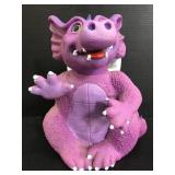 1996 Art Line purple dragon molded plastic