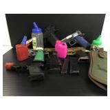 Collection of BB pistols w/ BBS and clips
