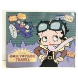 Metal Betty Boop sign