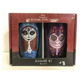 Nightmare Before Christmas glass cup set