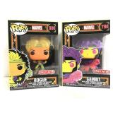 Funky Pop Rogue and Gambit figures
