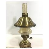 Small vintage brass lamp
