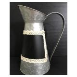 Room retreat galvanized pitcher decor