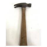Hammer with wood handle