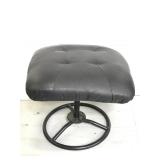 Black padded foot stool
