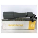 Monoscope spotting scope with box