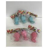 Lot of 6 new scented Squashies keychains