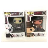 Freddy Krueger and Jason Voorhees Funko Pop!s