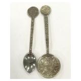 Two collector souvenir spoons