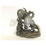 1996 Ral Pantha metal dragon statue