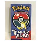 Vintage Pokémon Trading card game trainer VHS