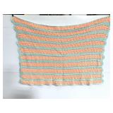 Crocheted baby blanket