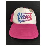 Vans trucker hat with Warped tour button