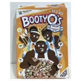 BootyOs collectible empty cereal box