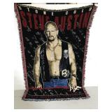 Stone Cold Steve Austin throw blanket