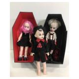 Three Living Dead dolls