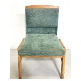 Sturdy wood church chair